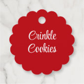 自家製クリスマスクッキー フェイバータグ (裏面)