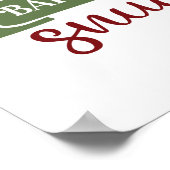 自家製クリスマスジンジャーブレッドキッチン ポスター (角)