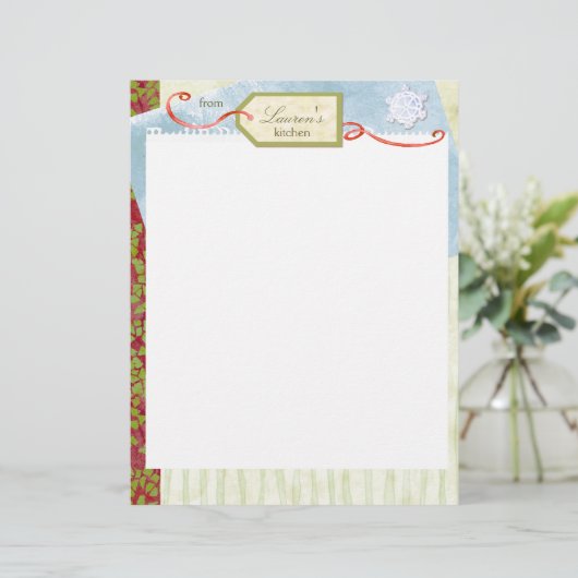 自家製クリスマスレシピバインダーページ(2) (スタンド正面)