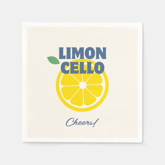 自家製クリームラブリモンチェロ スタンダードカクテルナプキン (正面)