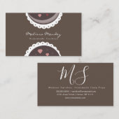 自家製グッズCookieビスケットベーカリー名刺 名刺 (正面/裏面)