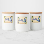 自家製グレープゼリー – ヴィンテージ フードラベル (ボトル)