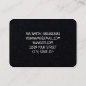 自家製ケーキ 名刺 (裏面)