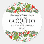 自家製コキトパーソナライズされた ラウンドシール (正面)