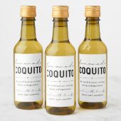 自家製コキトボトルラベル ワインラベル (ボトル)