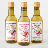 自家製サカスタムルサのサルサラベル ワインラベル (ボトル)