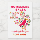 自家製サカスタムルサのサルサラベル ワインラベル (シングルラベル)