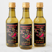 自家製サカスタムルサのサルサラベル ワインラベル (ボトル)