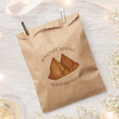 自家製サモサスインディアンフードザキッチン フェイバーバッグ (クリップ留めされた状態)