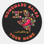 自家製サルサラベル ラウンドシール (正面)