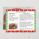 自家製サルサレシピカード ポストカード (正面/裏面)