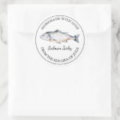 自家製サーモンジャークラベル ラウンドシール (バッグ)