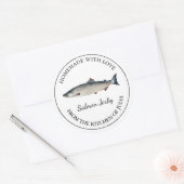 自家製サーモンジャークラベル ラウンドシール (封筒)