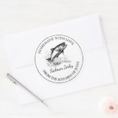 自家製サーモンジャークラベル ラウンドシール (封筒)