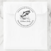 自家製サーモンジャークラベル ラウンドシール (バッグ)