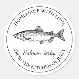 自家製サーモンジャークラベル ラウンドシール