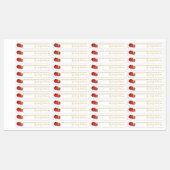 自家製ザクロ状ゼリー薄ラベル ラベル (シート)