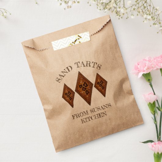 自家製シナモンサンドタルトクリスマスクッキー フェイバーバッグ (封をした状態)