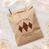 自家製シナモンサンドタルトクリスマスクッキー フェイバーバッグ (クリップ留めされた状態)