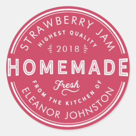 自家製ジャム/キッチンで新鮮なジェリーラベル ラウンドシール
