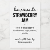 自家製ジャム/フードキャニング瓶ギフトラベルシール ワインラベル (シングルラベル)