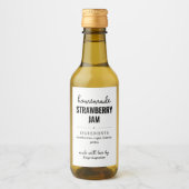 自家製ジャム/フードキャニング瓶ギフトラベルシール ワインラベル (正面)