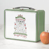 自家製ジンガーブレッドクッキーレシピ メタルランチボックス (インサイチュ)