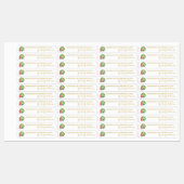 自家製スイカジャム薄いラベル ラベル (シート)