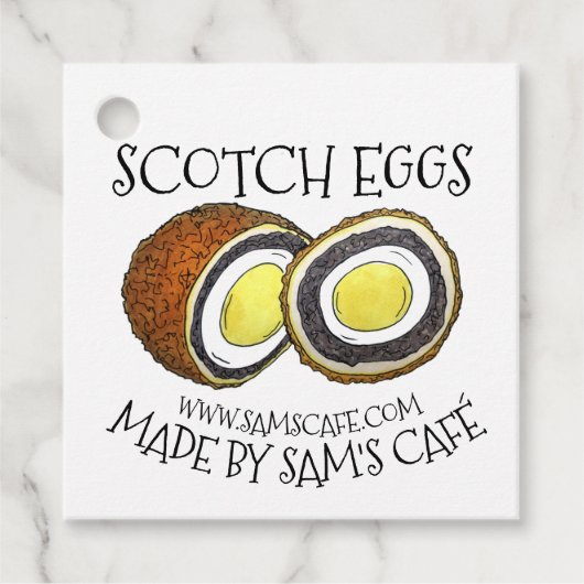 自家製スコッチエッグUK英国スナック食品 フェイバータグ (正面)