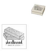 自家製スコティッシュショートブレッドビスケット焼いたby ラバースタンプ (押印)