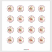 自家製ストロベリーキャニング2を16枚に保存 シール (シート)