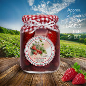 自家製ストロベリーキャニング3を16枚に保存 シール