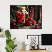 自家製ストロベリージャム ポスター (ホームオフィス)