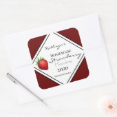 自家製ストロベリームーンシャインパーソナライズされた スクエアシール (封筒)