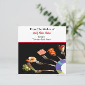 自家製スパゲッティトマトソースレシピカード (スタンド正面)