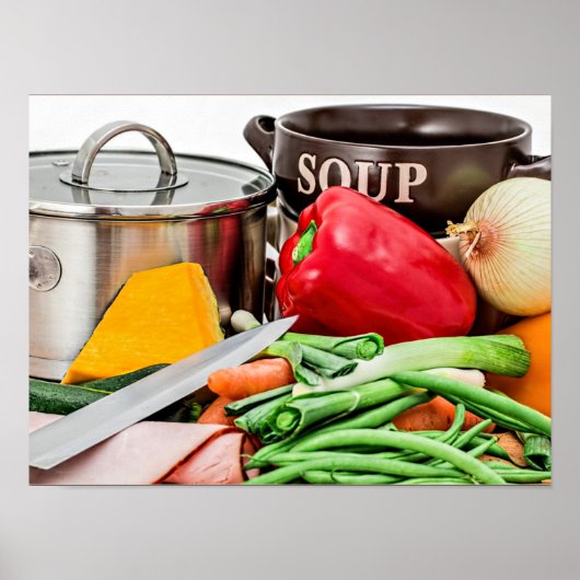 自家製スープ…うん! ポスター (正面)