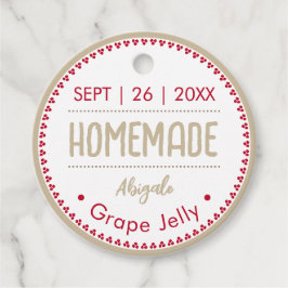 自家製ゼリークリスマスお洒落ギフト フェイバータグ