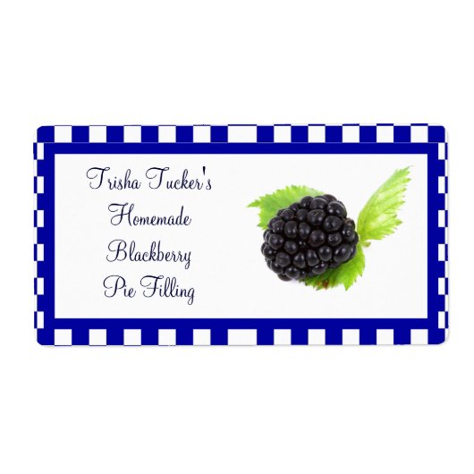 自家製ゼリー/ジャムラベル ラベル (正面)