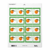 自家製ゼリー/ジャムラベル ラベル (フルシート)