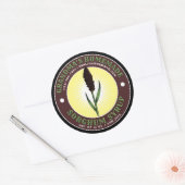 自家製ソルガムシロップテンプレート ラウンドシール (封筒)