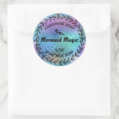 自家製ソープカントリー素朴リースマーメイド魔法 ラウンドシール (バッグ)
