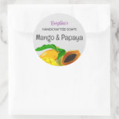 自家製ソープシール用ラベル ラウンドシール (バッグ)