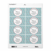 自家製ソープビジネスさくらんぼ水彩ラベル ラベル (フルシート)