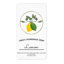 自家製ソープビジネスウォーターカラーレモン