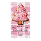 自家製ソープビジネスクッキークリスマスラベル ラベル (正面)