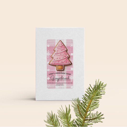 自家製ソープビジネスクッキークリスマスラベル ラベル