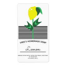 自家製ソープビジネスレモンストライプ類