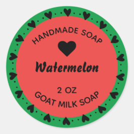 自家製ソープ素朴カントリーハートリースメロン ラウンドシール