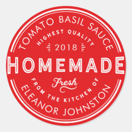 自家製ソーレーベルカスタムの色と文字 ラウンドシール