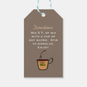 自家製チャイミックスギフトラベル ギフトタグ (裏面)